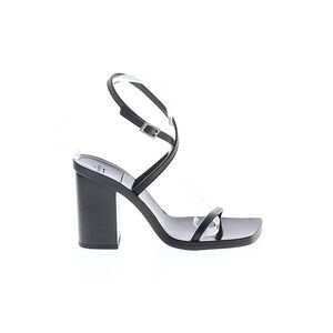 Gucci Strappy Sandals Women's EU 37.5 / US 7.5 Black Leather Block Heel Open Toe